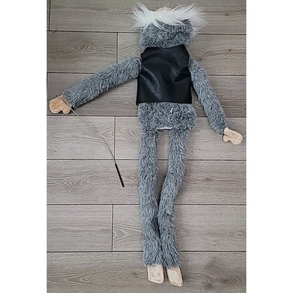 VTG. SUNNY & CO. FULL BODY‎ WRAP AROUND GRANDPA MONKEY PUPPET MOVEABLE MOUTH ARM - Picture 8 of 12